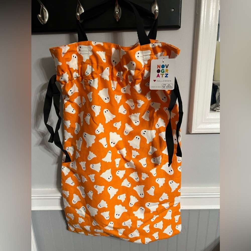 NWT-🎃👻 Novogratz Halloween X-Large Canvas Bag 👻🎃